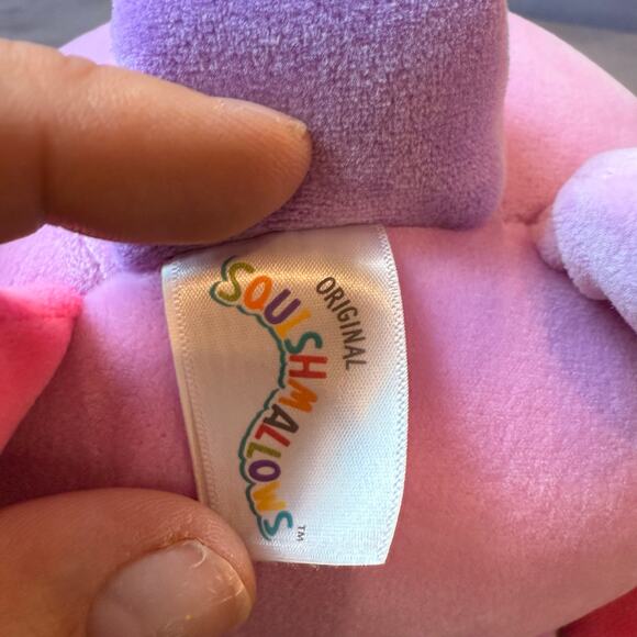 Squishmallow Jazwares Beula Purple Octopus Jellyfish 8" Soft Plush - Picture 5 of 8